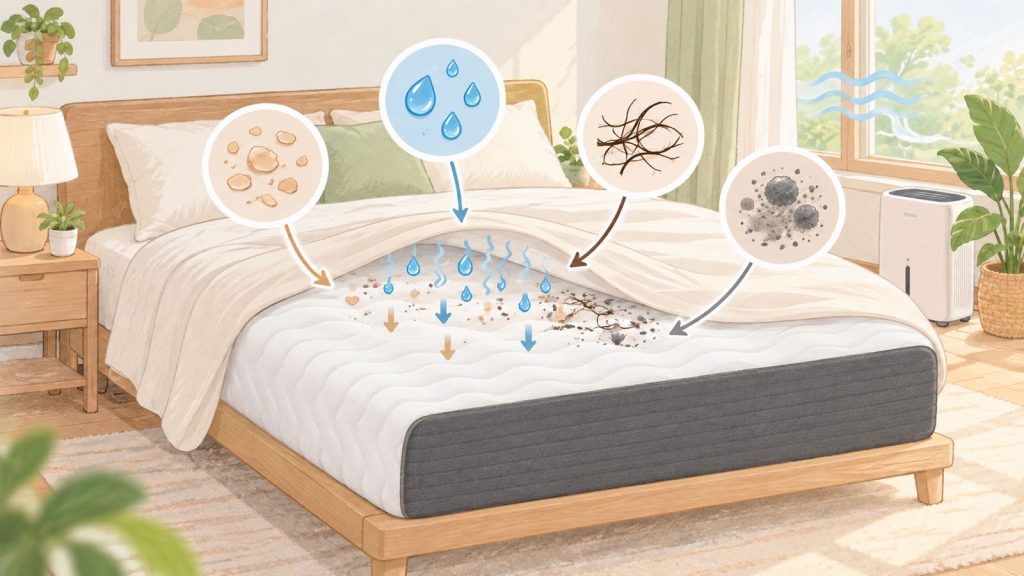 為什麼床墊需要清潔?